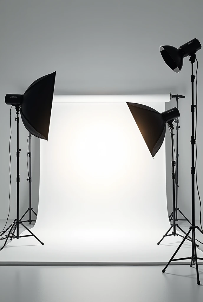 create a image aesthetic studio type setup and back a small light reflect