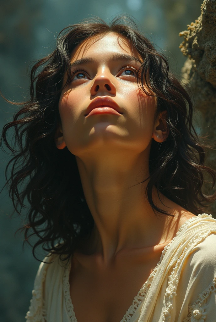adolescent) (with mixed skin complexion) ( guerrero) angelic