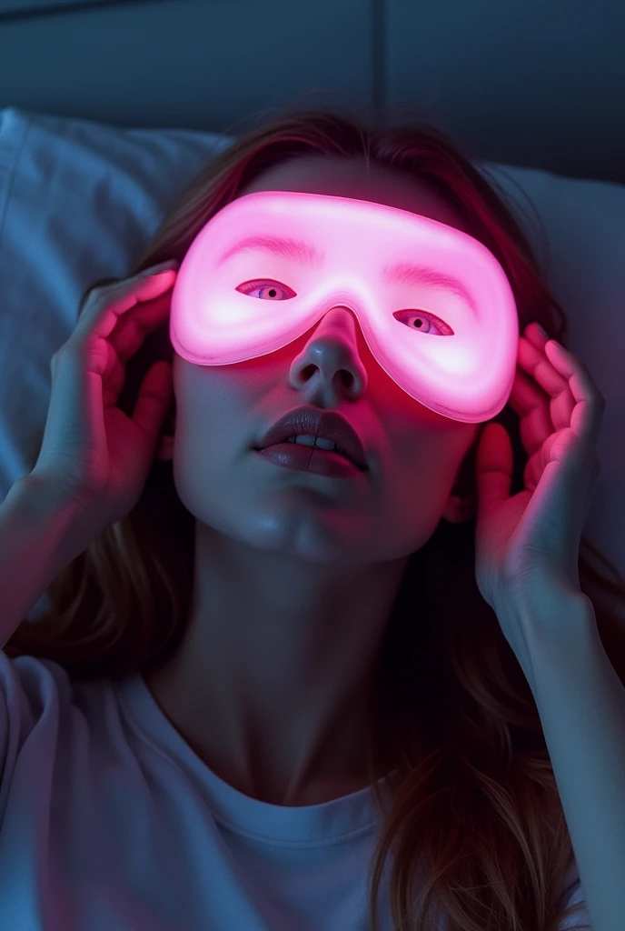 A hot eye mask that helps you see the dreams you want to see. Only a hot eye mask