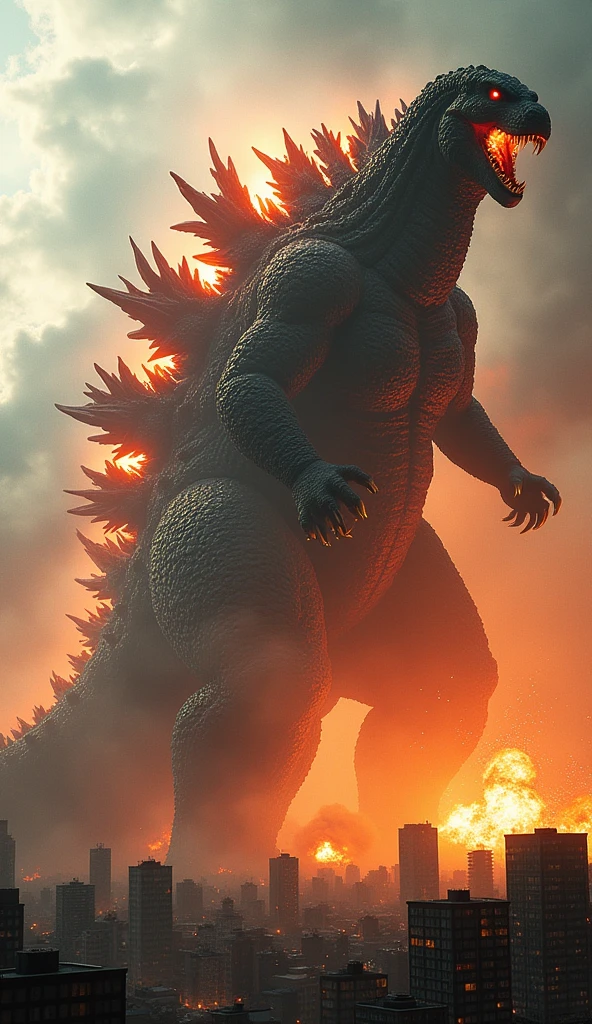 Godzilla fire combination result