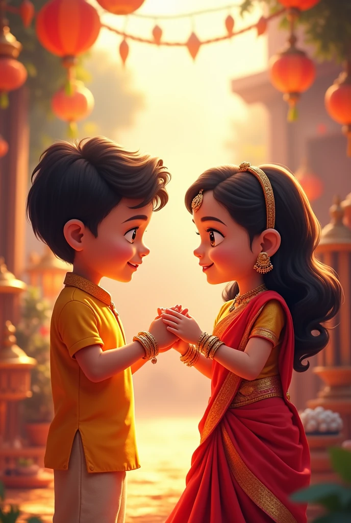 this raksha bandan celebrate with peda
