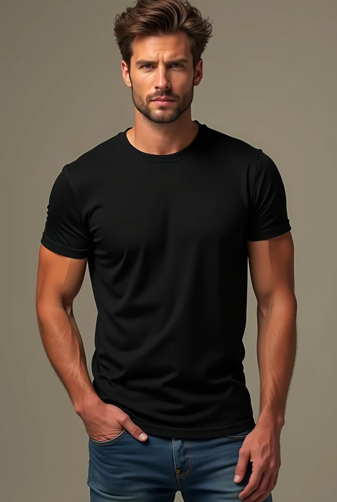 wolfgang novogratz in jeans and black t-shirt