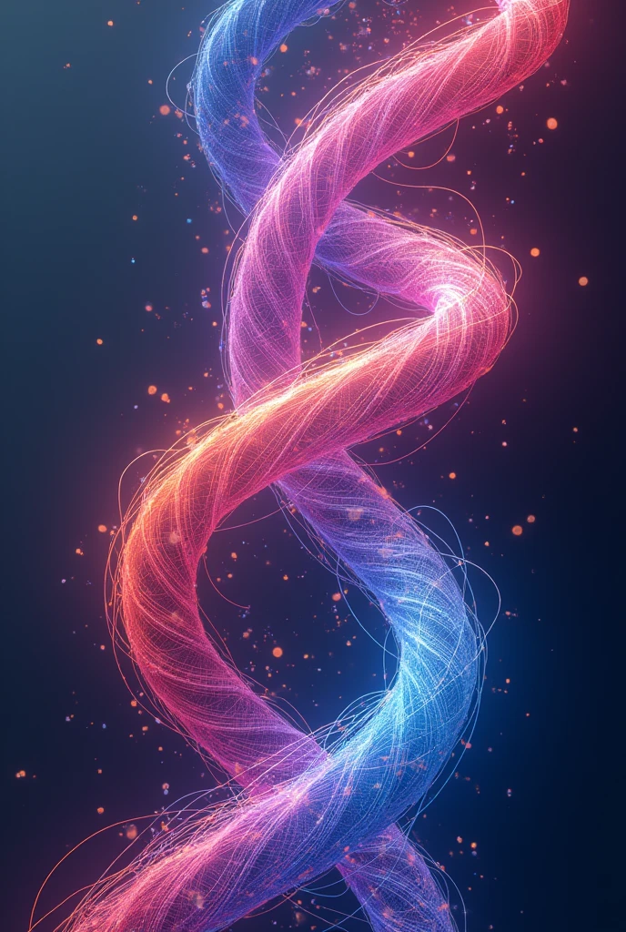 make me a very vibrant picture of fibonacci sequence line only without background. 