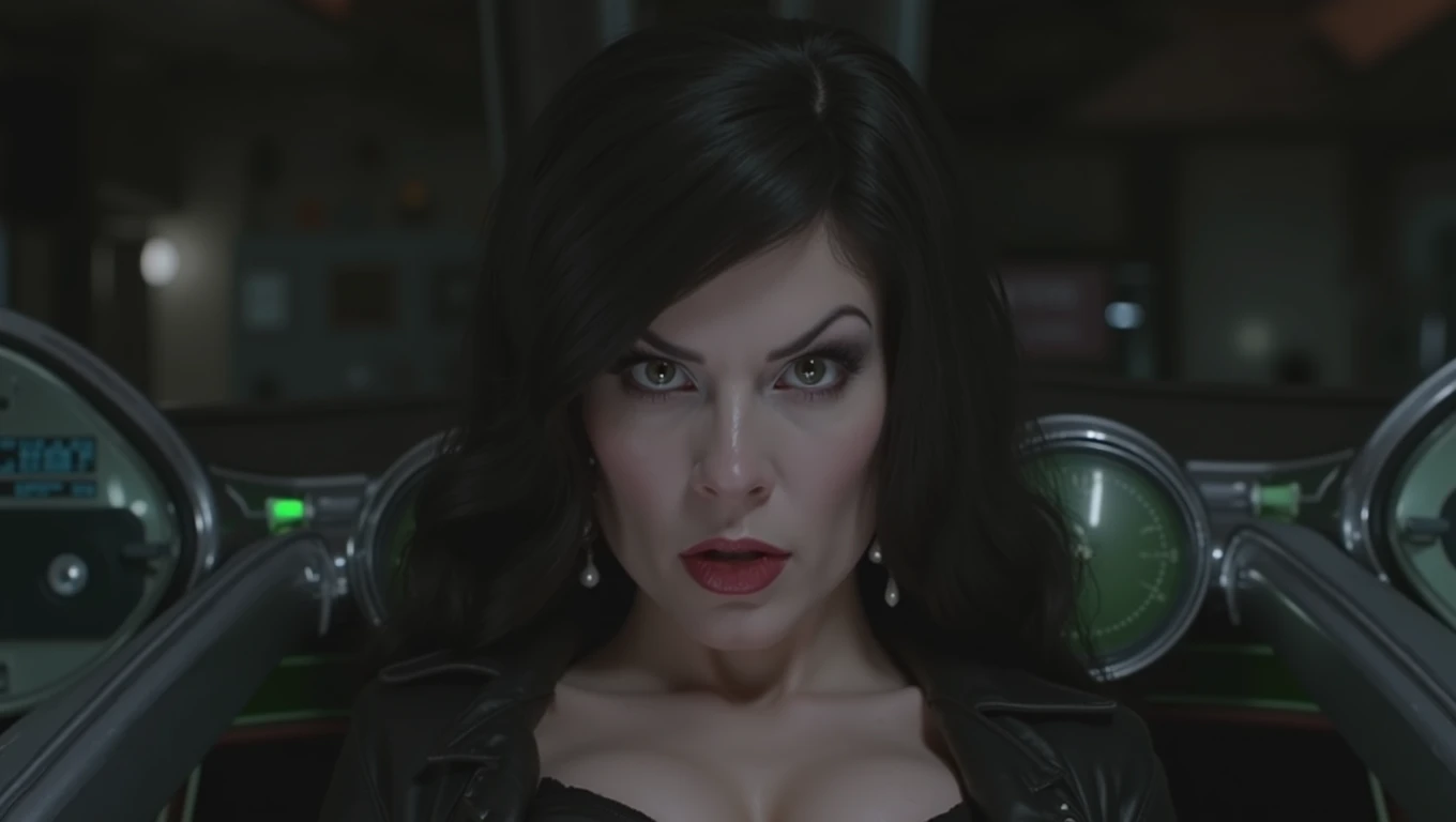 obra prima, alta qualidade, Detalhes intrincados, illustration, perfect lighting, Perfect everything. Um close-up de uma mulher em um vestido preto com um fundo vermelho, Elvira com roupas esfarrapadas, Rainha Vampira, Rainha das Trevas, dark goth queen, , Elvira y, Olhos azuis detalhados, olhos perfeitos, Olhando para o Viewer, Olhos centrados, Delineador preto, sombra roxa dos olhos, seiandes, decote,um puco gordinha, Vestido preto, Background of a gothic mansion, Velas ao redor, filme, Bokeh, profissional, 4k, Fotografia 35mm, altamente detalhado