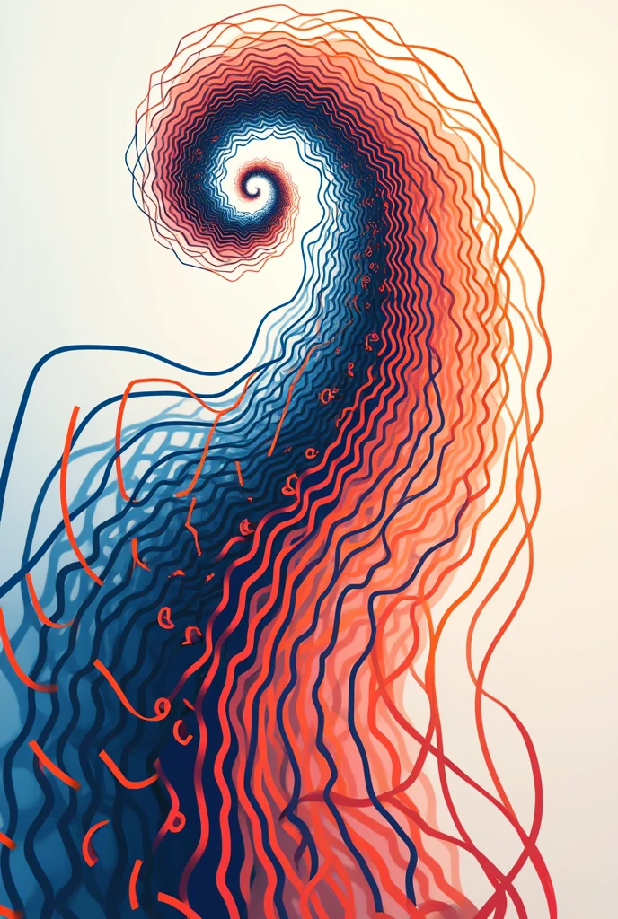 make me a very vibrant picture of fibonacci sequence line only without background. fibonacci sequence pls. just line only that illustrates the fibonacci