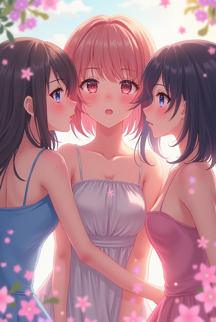 Anime sexy cute girls photo