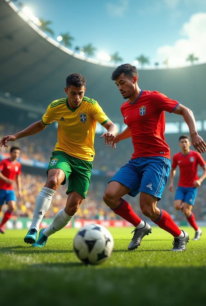Brazilian footballers meet Thai team
