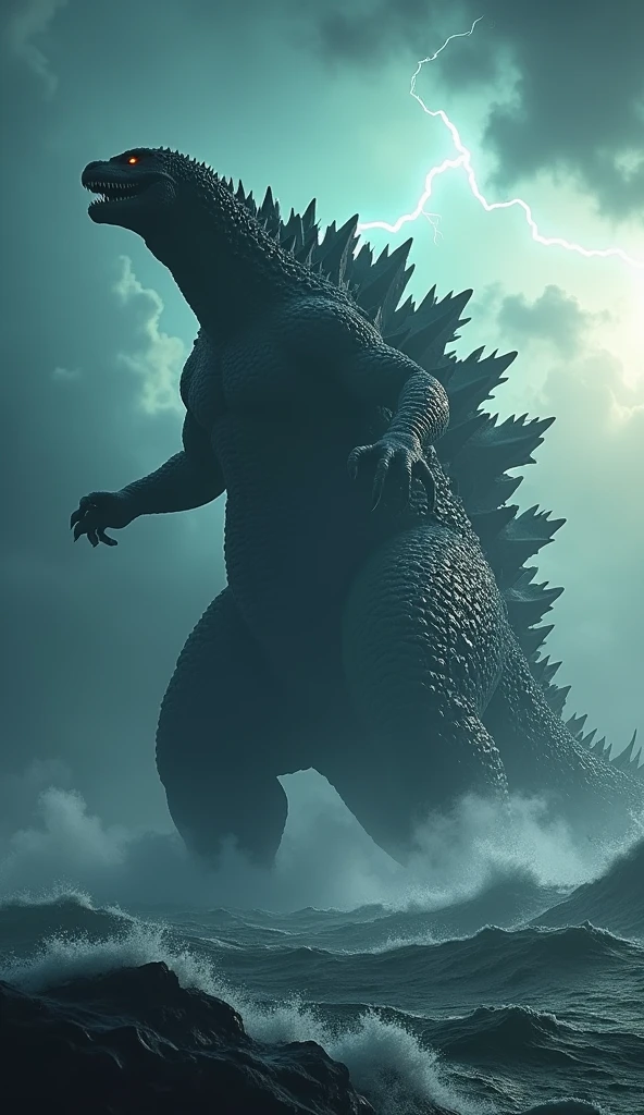Lighting godzilla
