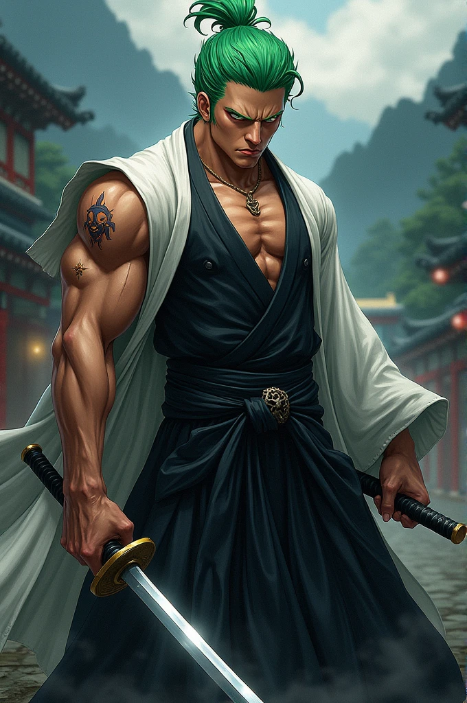 beautiful man, shiny katana, splendid body, male beauty, HD quality, 4K quality, digital art.