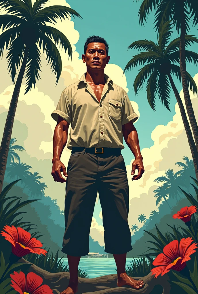 filipino living in the american conquest period in the islands of the philippines. poster