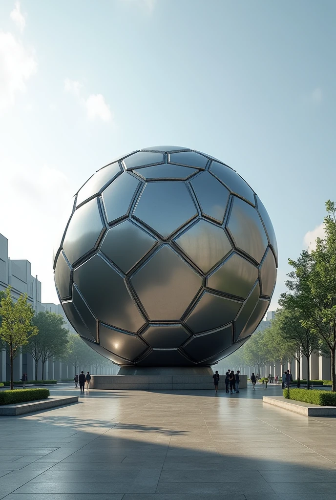 10m tall football