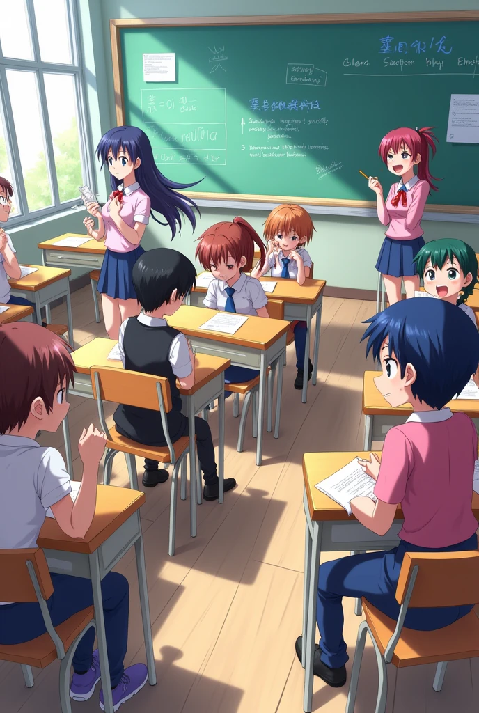 School classroom anime