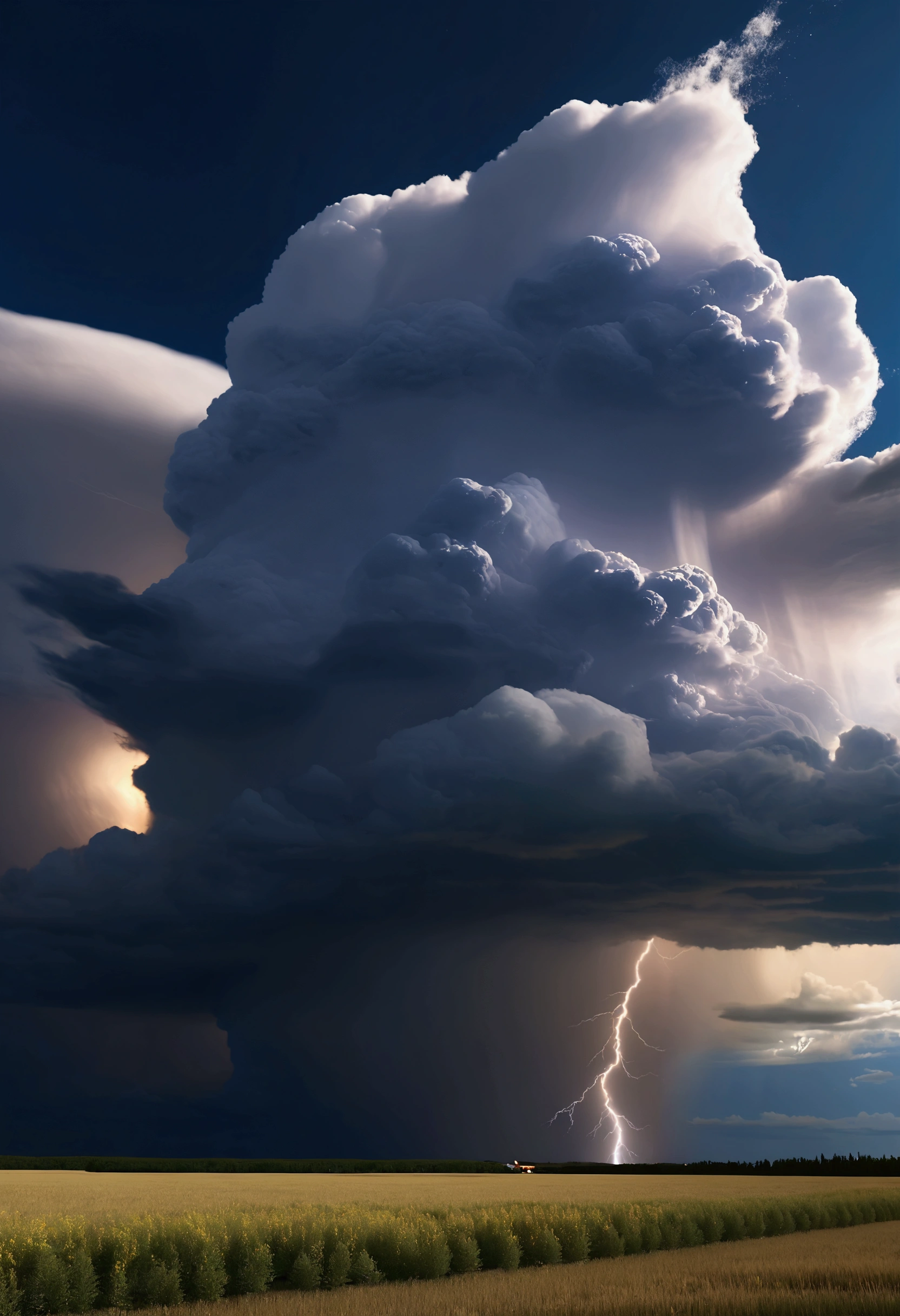 Last Day on Earth、大stormの前に, Nostalgia, The annual illumination, Cumulonimbus, Volumetric lighting, Big Sky、落thunder、thunder、storm、Supercell