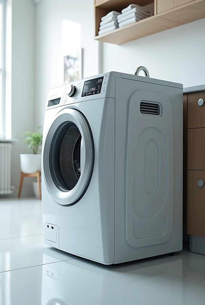 A simple washing machine that can iron and fold clothes