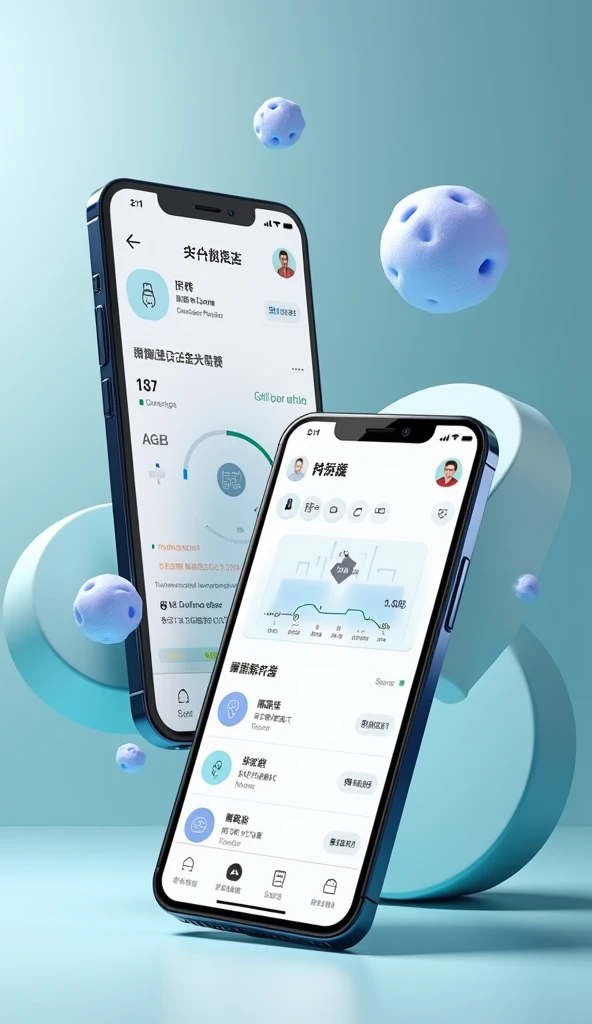 Design a medical APP page，Features：Interrogation_Admission rate_Should be treated_Has been treated；Rounds_Completion Rate_Should be checked_Investigation, etc.，Suitable for Chinese people’s usage habits，advanced，Technology，ISO system