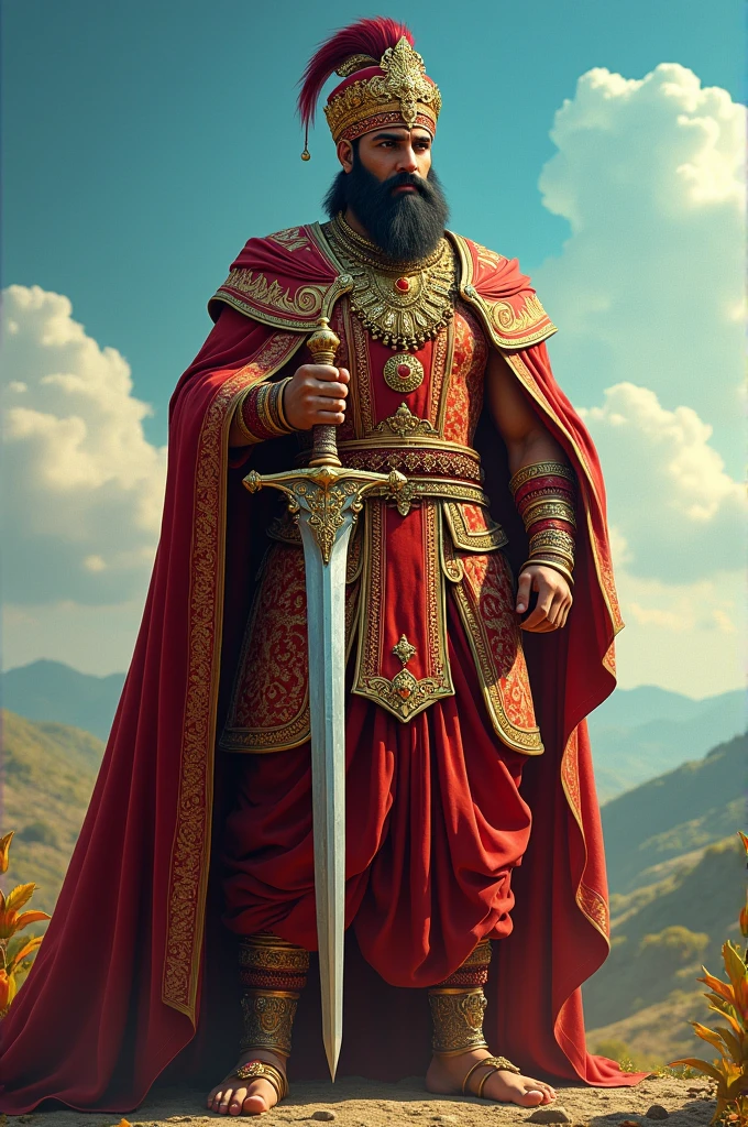 Kshatriya Rajput king image