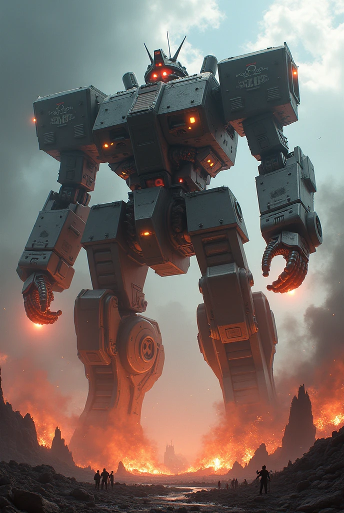 A mech bigger than the universe is destroying the world