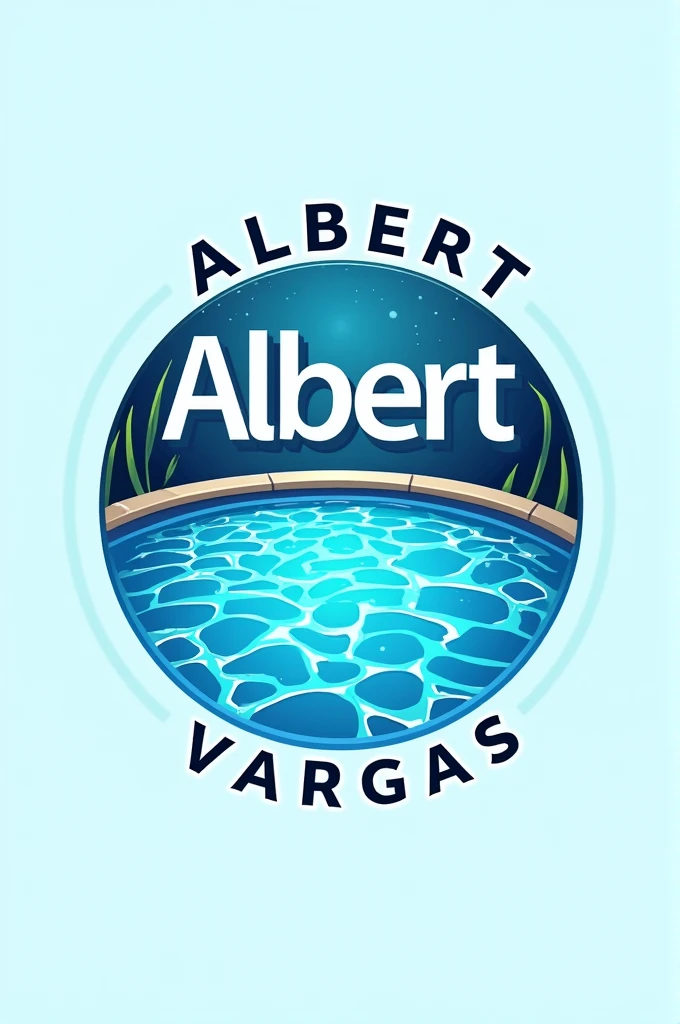 Swimming pool logo
Albert Vargas 
Swimming pool builder 