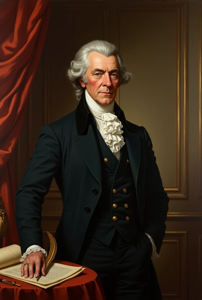 Create an image of James munroe the president of United states