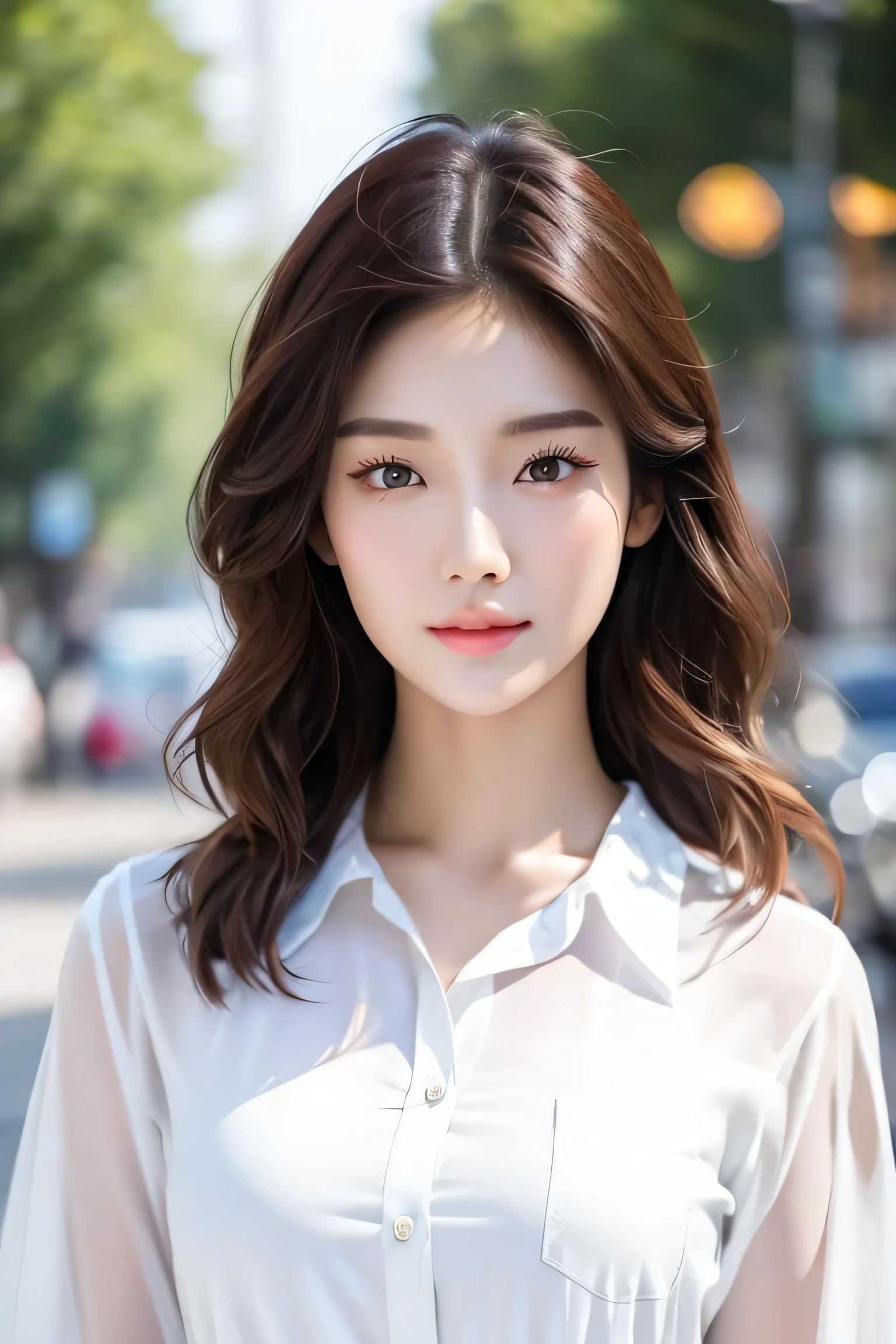 a close up of a woman in a white shirt and jeans, beautiful south korean woman, gorgeous young korean woman, beautiful young korean woman, gorgeous chinese model, female actress from korea, korean woman, cute korean actress, hwang se - on, korean girl, beautiful asian woman, very attractive and beautiful, chinese girl, korean women's fashion model, japanese model