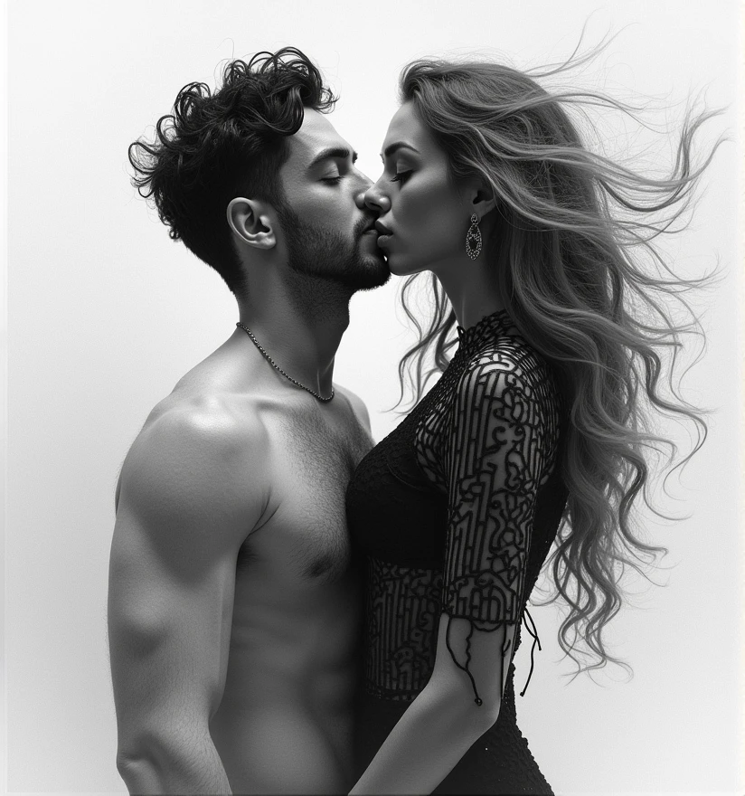 Make a designer promotional art with a value of 25 per photo, use black and white 3d colors, put digital elements into art