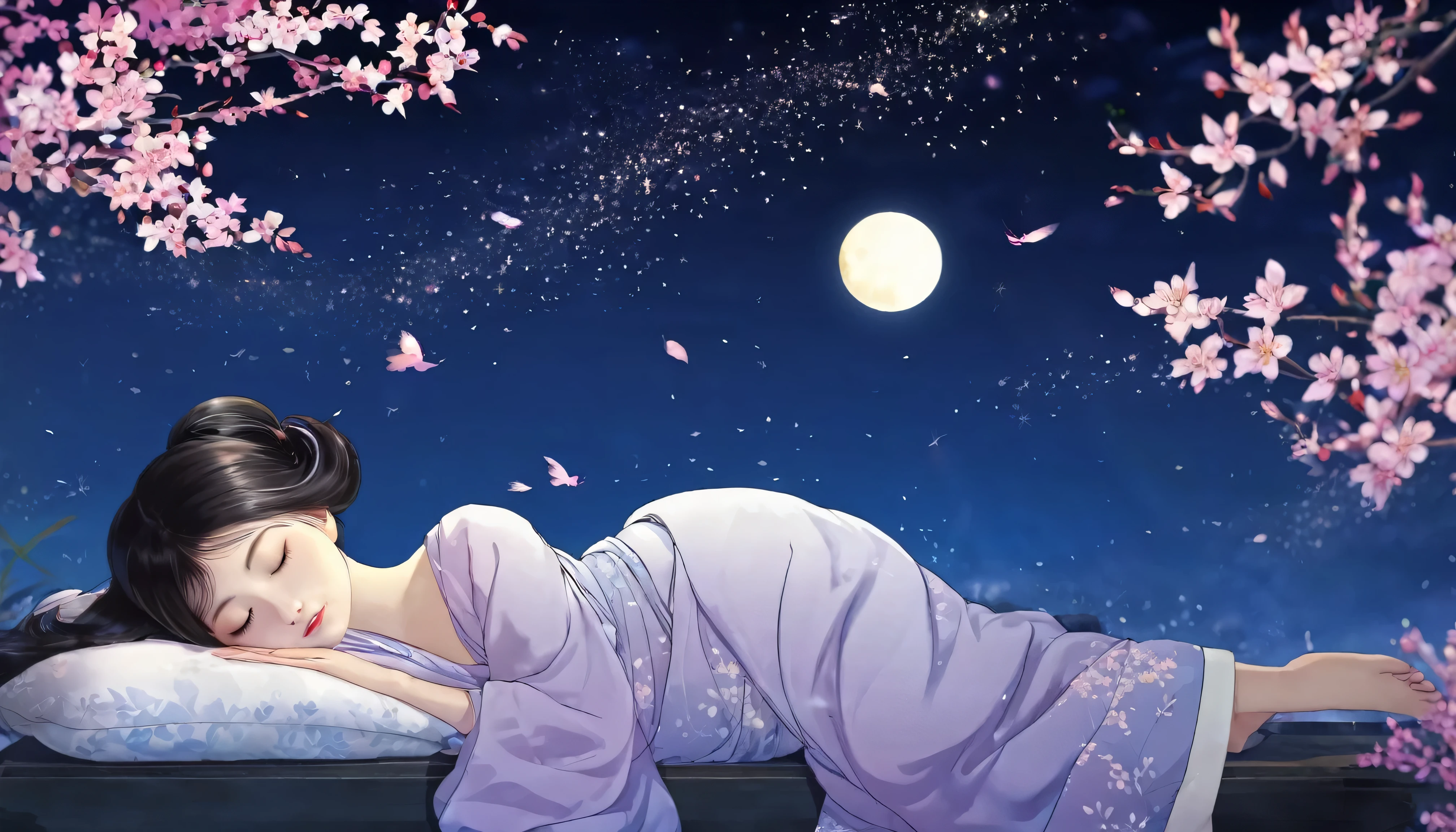 Best background images for sleep videos、Japanese women、mysterious