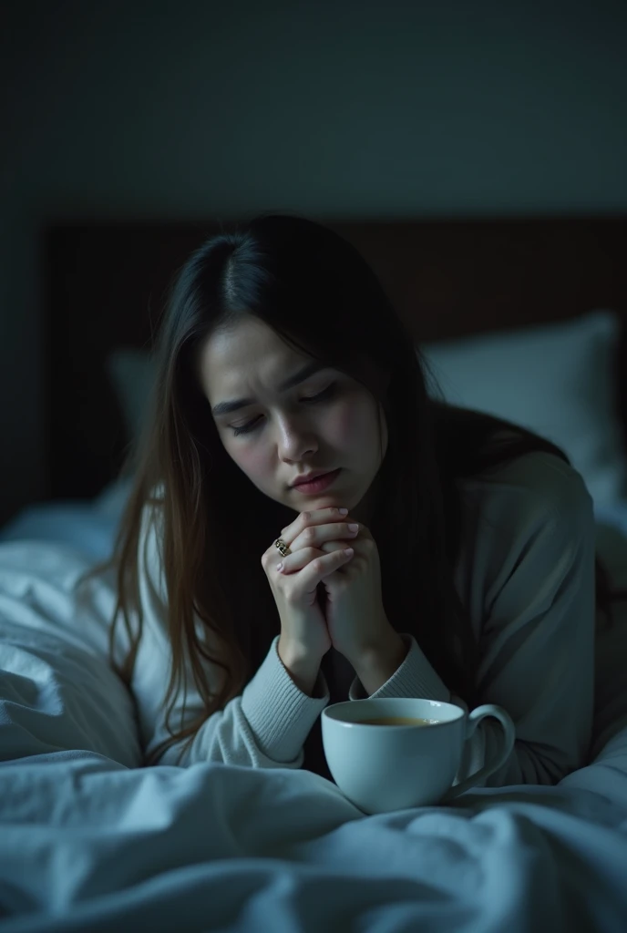 woman with insomnia fatigue low energy