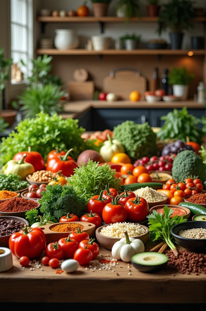 A table full of ingredients