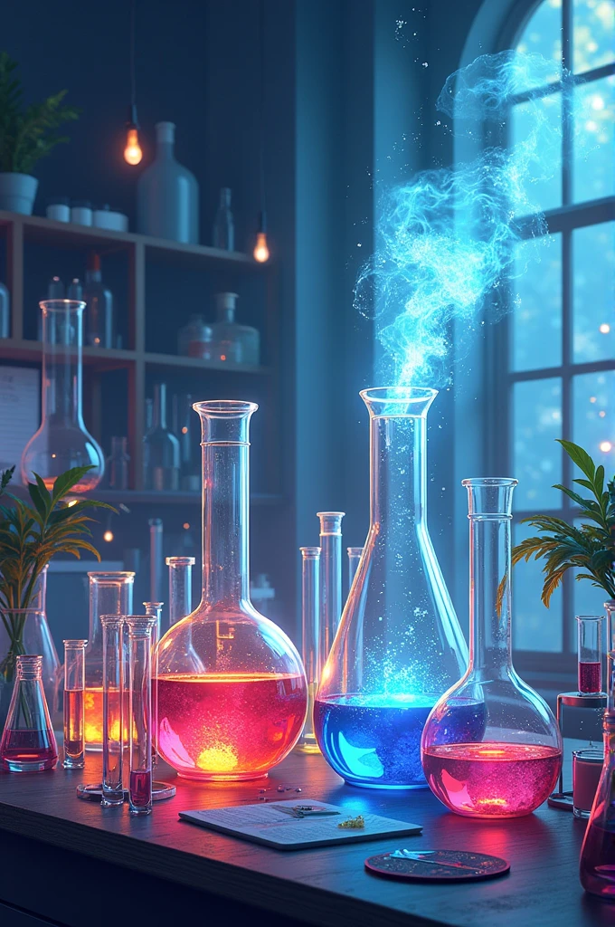 Make a drawing that connected to Chemistry
