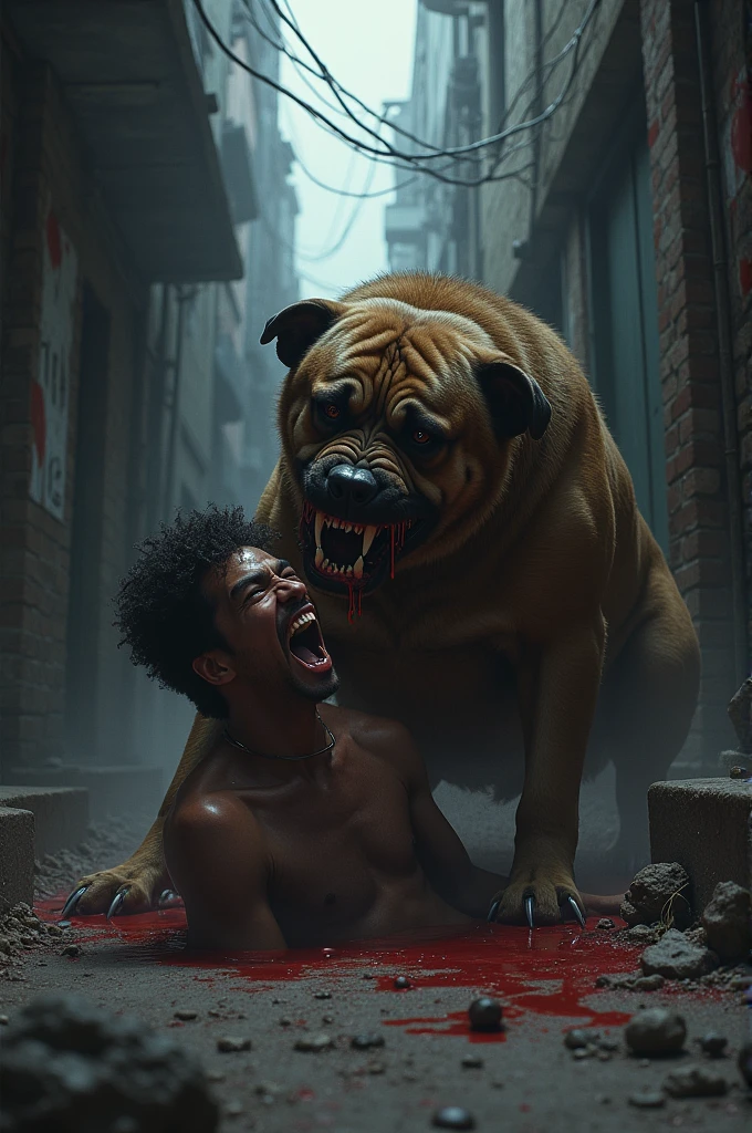 Dog bites person to death