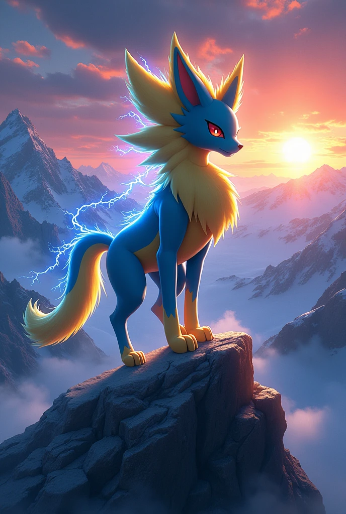 Zeraora　morning　Mountain　the top