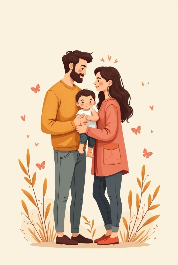 generate a mom and dad beautiful line for tshirt mockup 
