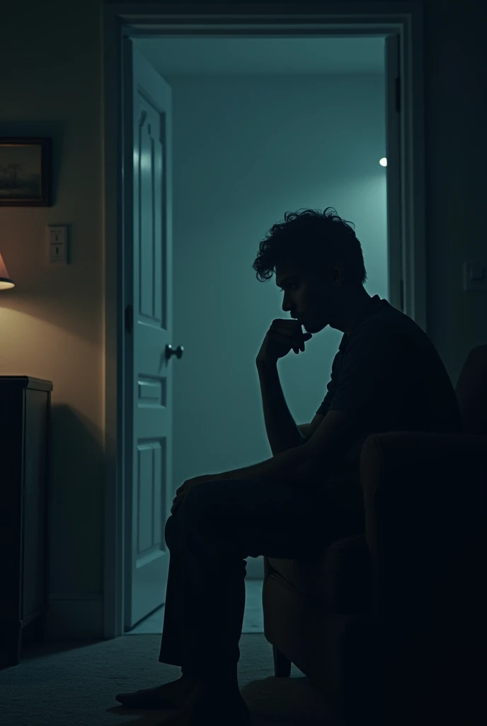 Sanjoy was think inside the room night time 
