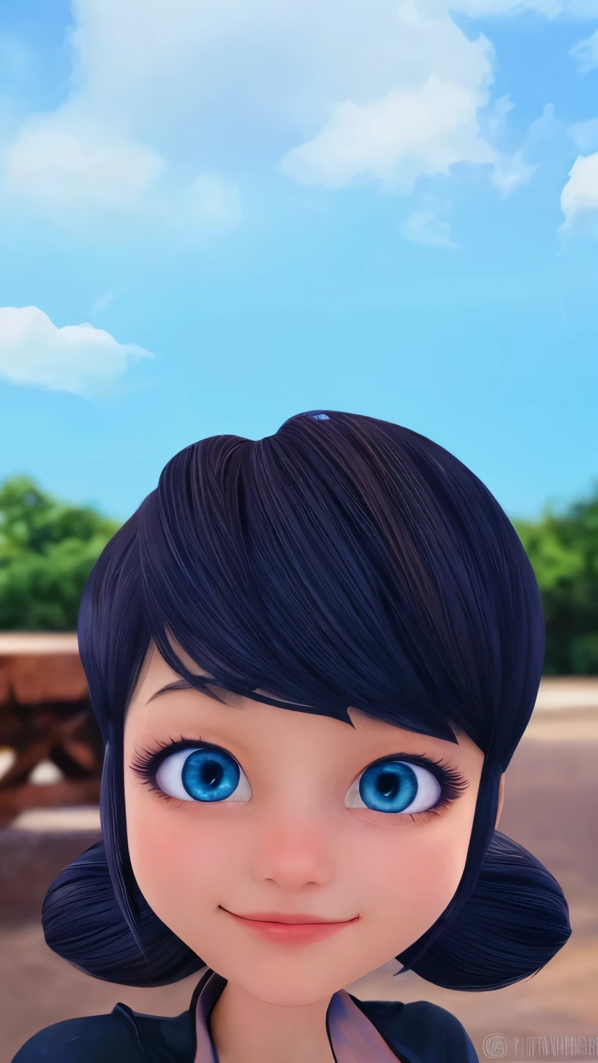 Brown hair and brown eyes