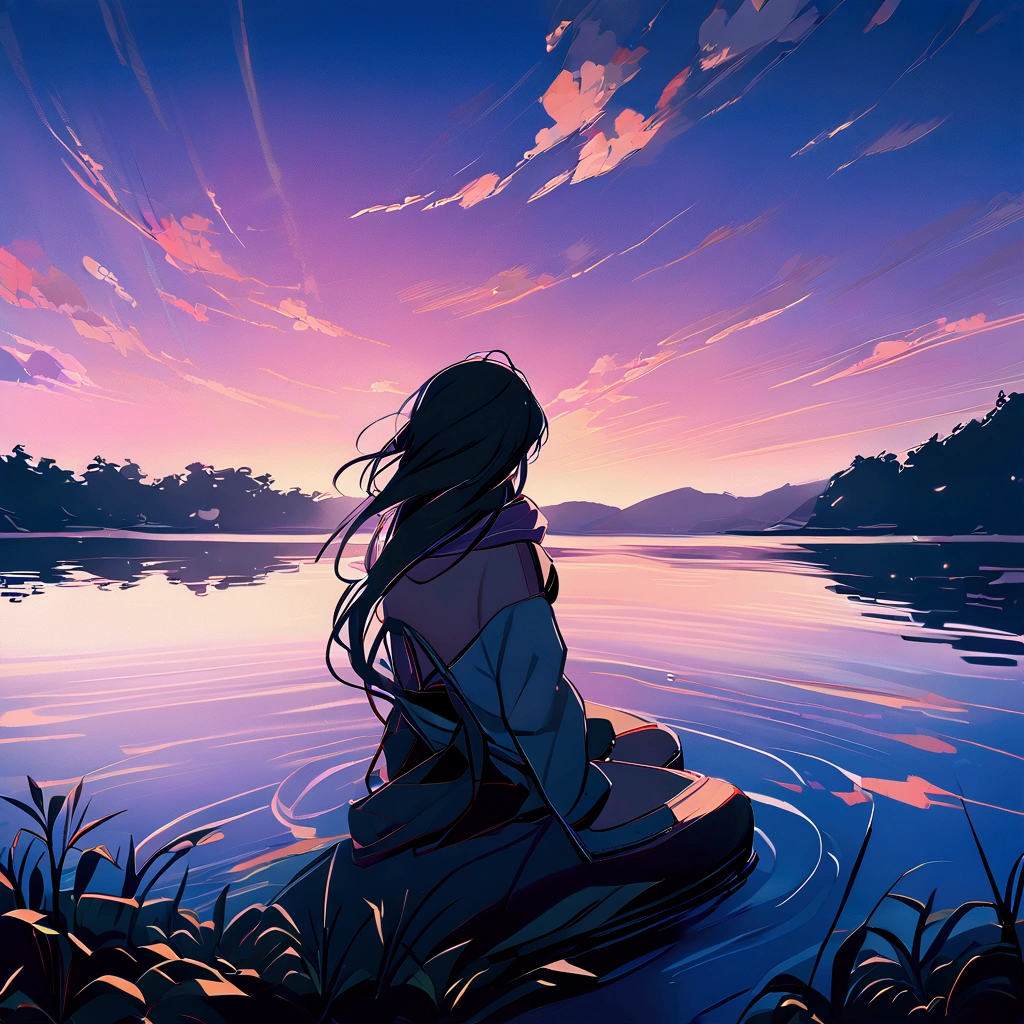Girls, Lakes, Marine Nature