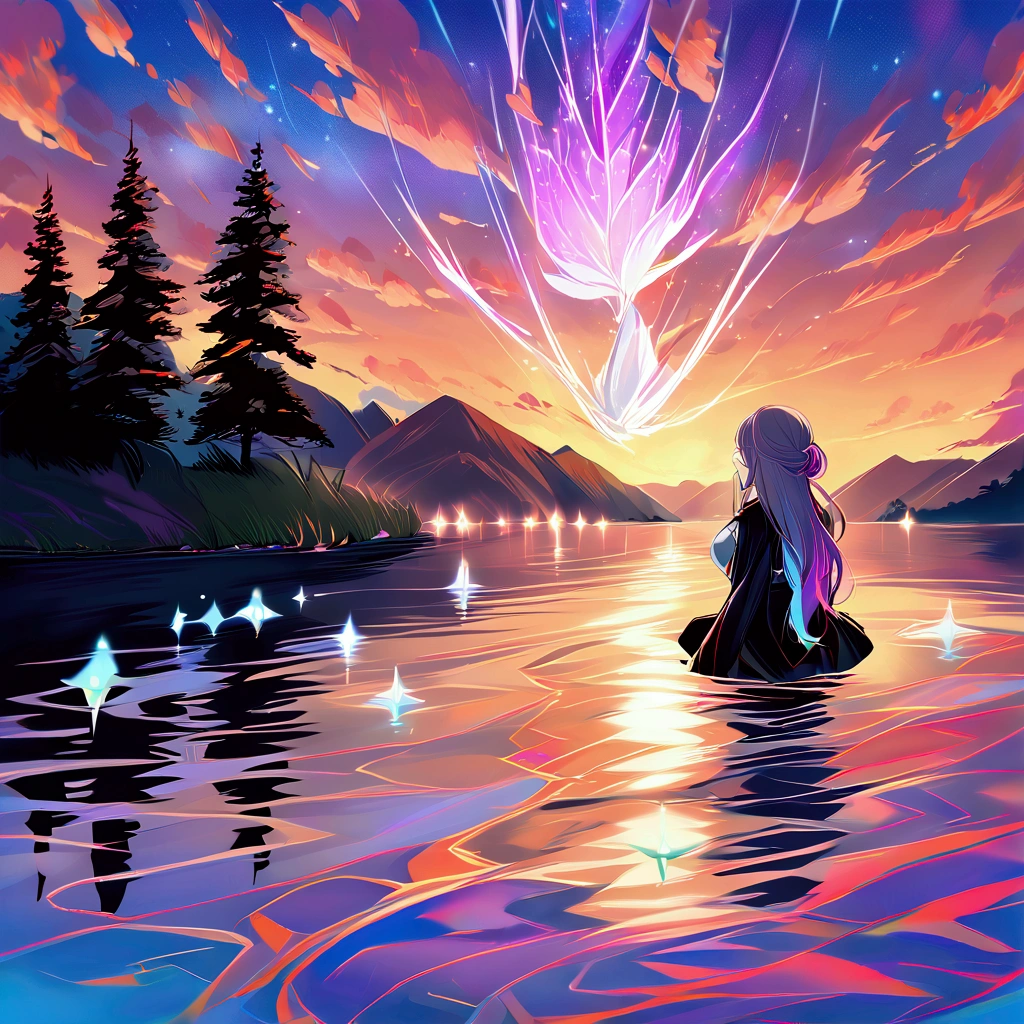 Girls, Lakes, Marine Nature