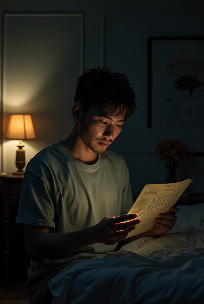 does not understand after reading the letter night time