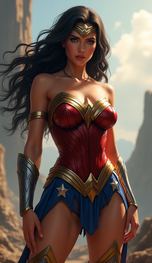 A hot and sexiest hot girl wonder woman