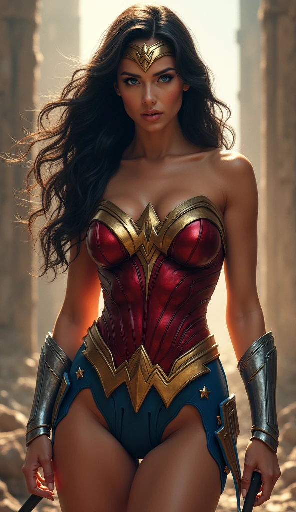 A hot and sexiest hot girl wonder woman