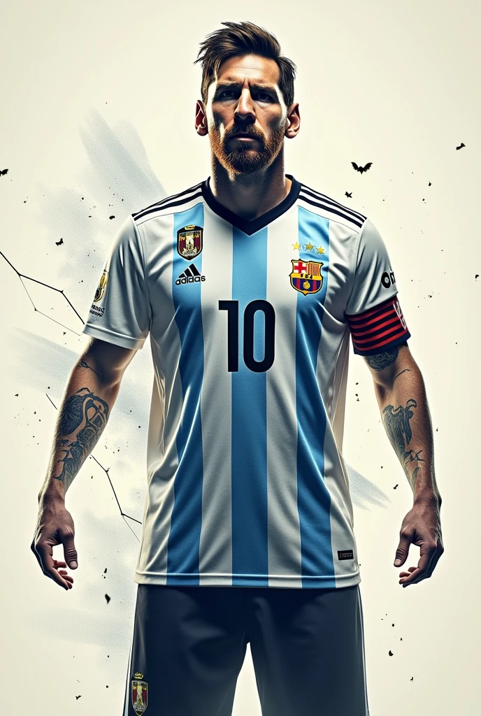 Messi Says In a bold Letter " HSC 25 &26 !! Read This - "