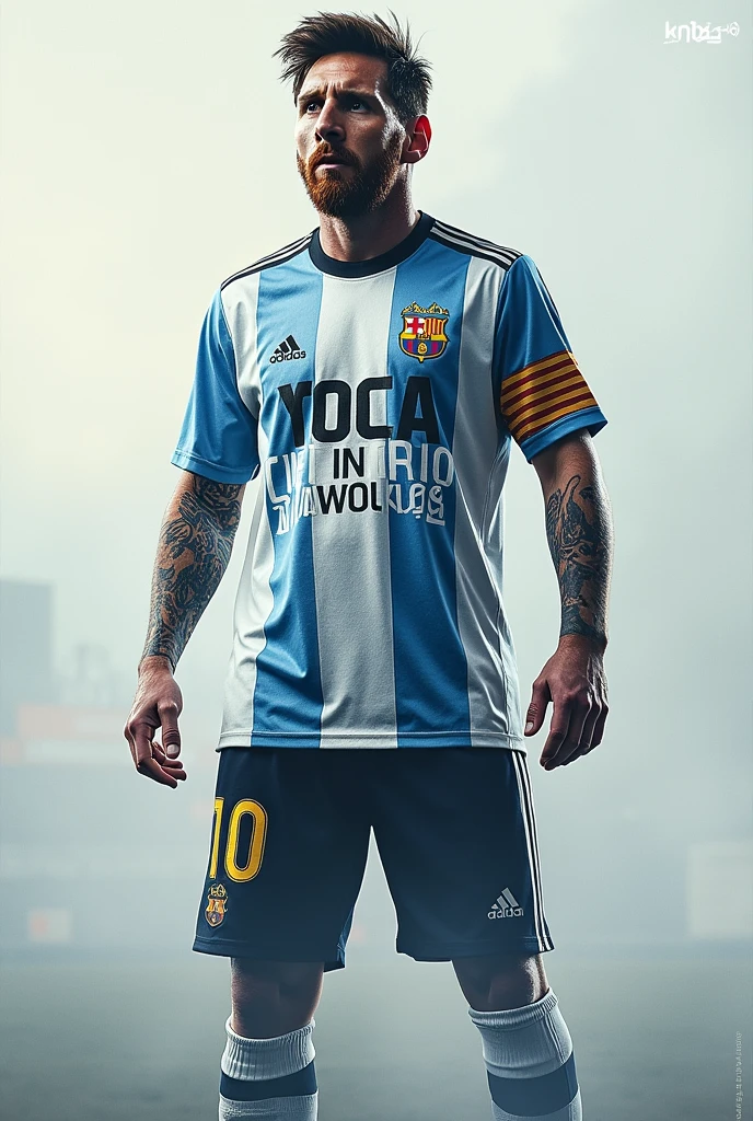 Messi Says In a bold Letter " HSC 25 &26 !! Read This - "