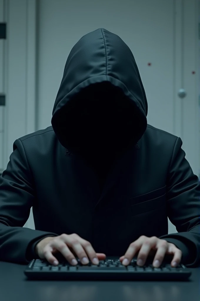 Generate a profile pic for a discord account of a developer and ethical hacker but face must not be visible and it should look good