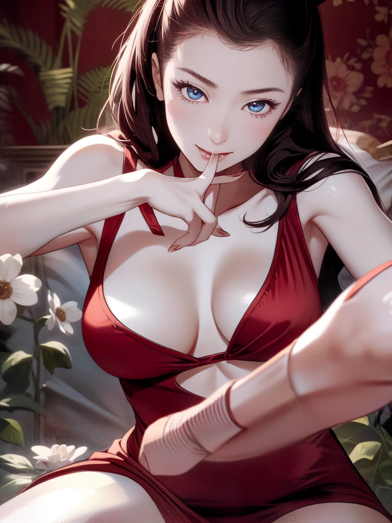(8k, RAW Photos, Highest quality, masterpiece, Soft Cinema Lighting, Soft colors:1.4),(throw,From above:-0.0),(From below,Sealing:-0.0),( looking at the camera:1.5),(Beautiful eyes focus,Beautiful eyes close-up:1.5), (Realistic:1.2), (Dark old Japanese room,Flower painting background:1.5), (alone, Mature Woman,19 years old,Super beautiful face,Highly detailed beautiful eyes :1.5), {Sailor suit,(Showing nipples:0.5),low cut mini skirt,thin :1.3}, (Embarrassing,Red cheeks:1.25),Long Hair, {{Slicked back hair}}, , Beautiful Skin, (Small Ass:0.5),(Covered nipples:0.8),(Huge, long, wide, heavy pendulous breasts,Puffy areola:1.5),(Under the chest:1.7), (thick, Curvy:1.3),(Very thin:1.5),(Seductive Pose:1.7),(Open your mouth:1.1),(Kneel:-0.0),