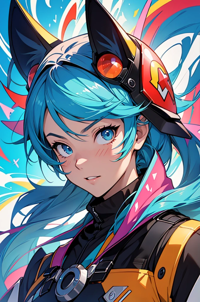 Design a vibrant, eye-catching image for a TikTok profile dedicated to anime quizzes. The image should be a mesmerizing blend of vivid colors that immediately draw attention and entice viewers to follow. Incorporate iconic elements from the most popular anime worldwide, such as characters, symbols, or scenes, creating a visual collage that feels both familiar and exciting. The overall mood should be joyful, energetic, and represent the essence of the anime world. Ensure that the image is unforgettable, radiating a sense of fun and nostalgia, making it impossible to scroll past without engaging.