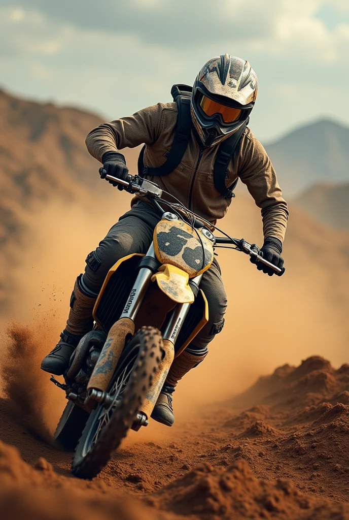 Realistic motocross image