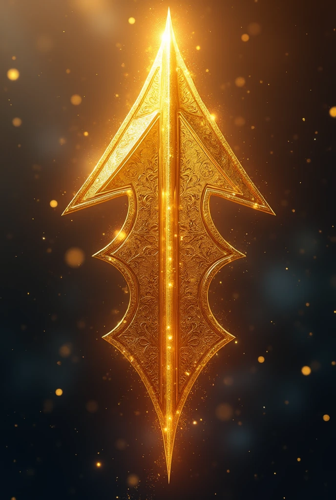 Make a wallpaper/background for our fam named GOLDEN ARROW make more cool