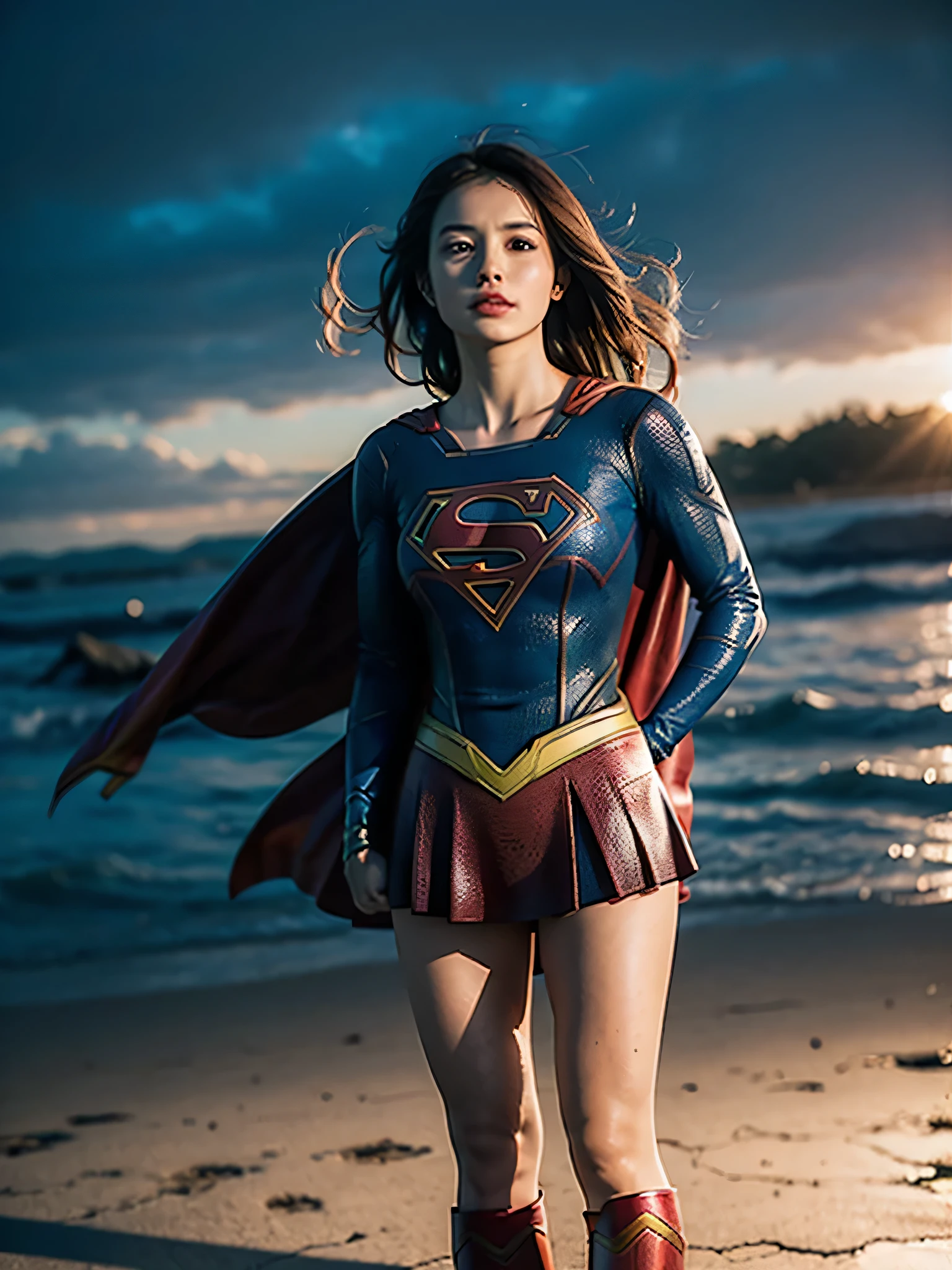 (1 Supergirl&#39;s breasts are very big.:)、(One Supergirl is raped by a robot.:)、turn off ~ eyes、gasp、(Rubbing her crotch against a fucking machine:1.7)、Alien invasion、Destroyed by Supergirl、torture、biological experiment、He was caught with his hands raised high.、