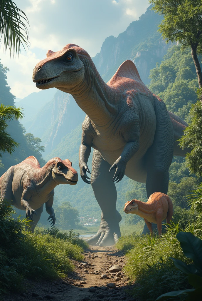Dinosaurs still exist today、It seems to be disrupting the ecosystem