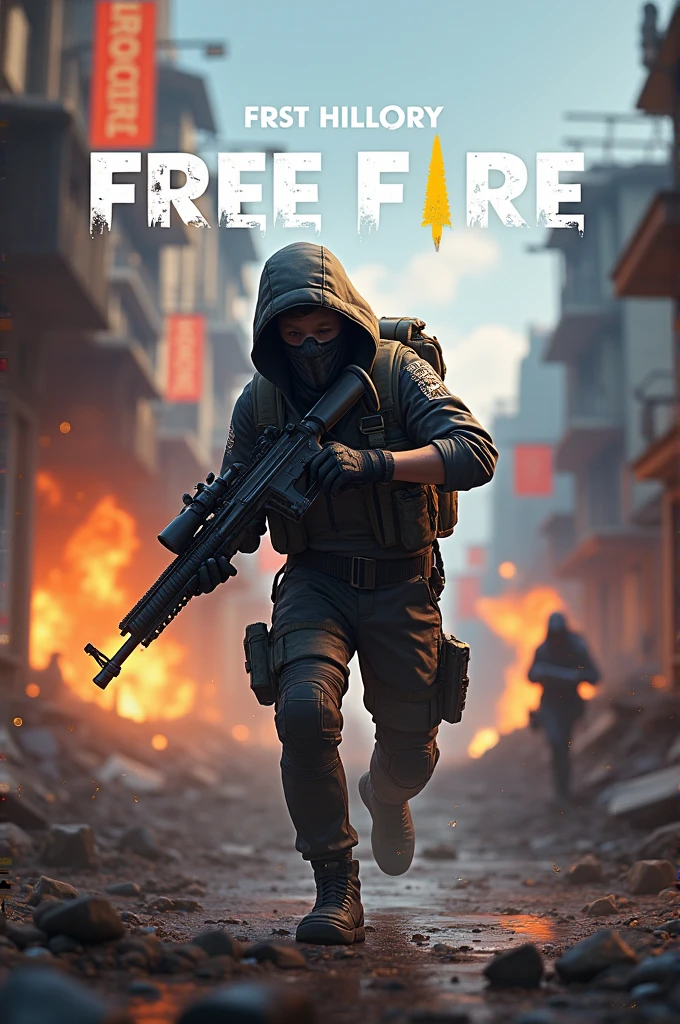 Create the thumbnail of free fire gameplay like noob clip like headshots logo and more