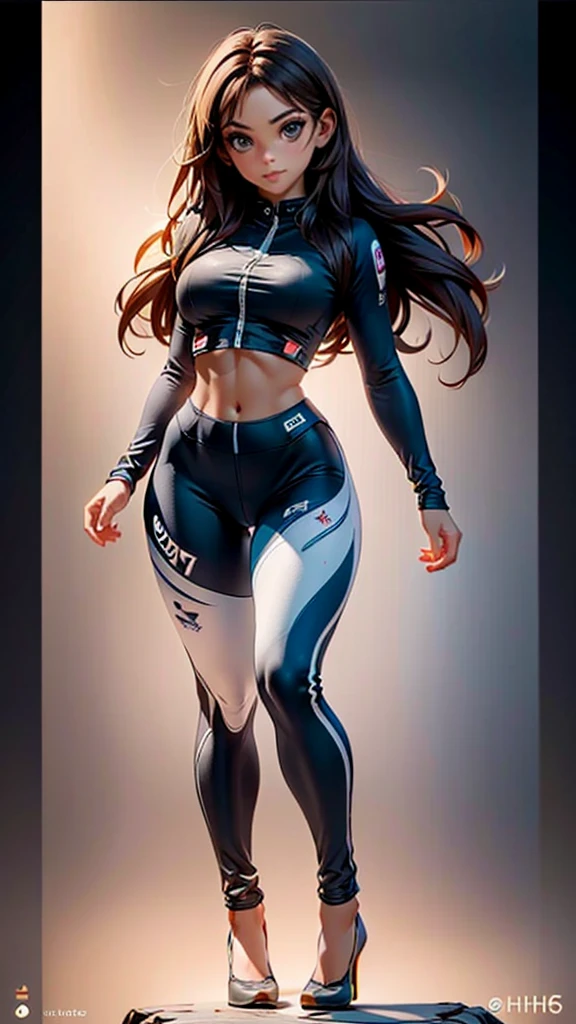 A woman in a flowing white tights stands on the top of a hill, primitive, simulating, Nikon Z6, The award-winning action photos look like Jennifer Garner is wearing , tightsuit ((Leggings)) tight white crop top, ((exposed midriff)), 18yr old, Dark eyes, Lively medium breasts, ((chiseled abs)), sport, Thin, Skinny, medium boob, Jet-black hair,Large breasts, intricately details, A high resolution, Detailed facial features, High detail, Sharp focus, smooth, Aesthetic, Extremely detailed, stamp, rendering by octane, puffynipple , (Pronounced pubic bone), ((Carmelto:1.3)), rendering by octane, Photo_\(Supergianthugebreasts\), Photorealistic, Realistic, Post-processing, max detail, Roughness, Real life, Ultra photo realsisim, Photorealism, Photography, 8K UHD, Photography, Semi-silhouette light, rendering by octane, trending on instagram, ESPN,